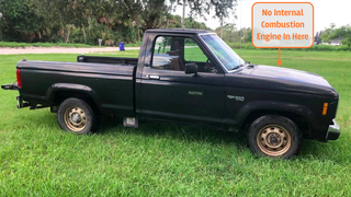 This Manual Transmission Electric Ford Ranger Has A 30 Mile Range And It's For Sale